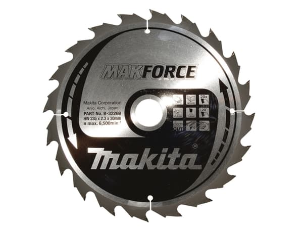Makita B-32269, Puu, 23,5 cm, 3 cm, 2,3 mm, Makita, 20°