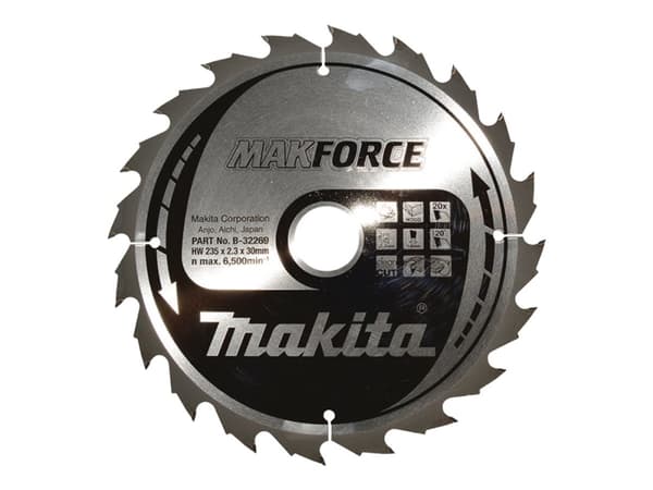 Makita B-32269, Puu, 23,5 cm, 3 cm, 2,3 mm, Makita, 20°
