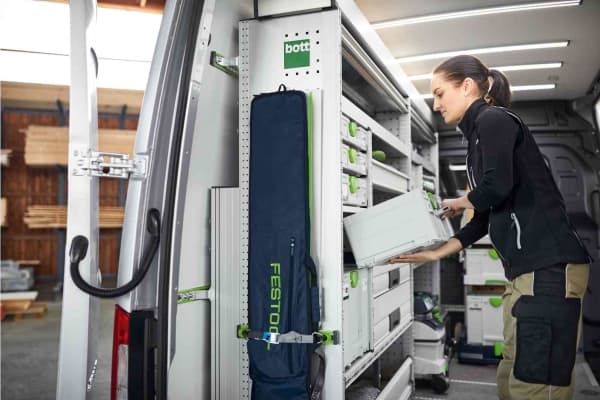 Festool SYS3 M 237, Verktøy boks, Grønn, Hvit, 21,4 l, 40 kg, Bil, 296 mm