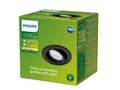 Miniatyrbilde 3 av 5: Philips 8720169266858, Spotlys, Sort, Rustfritt stål, IP23, Hage, Terrasse, II