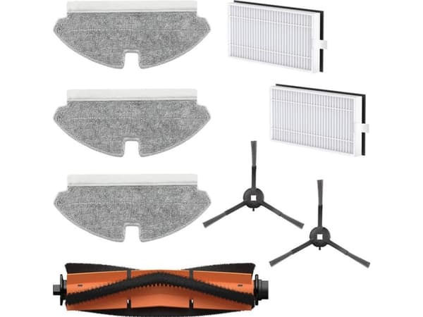 M1 Accessory Kit 1*Main Brush+2*Side Brush+2*Filters+3 pairs of Mop