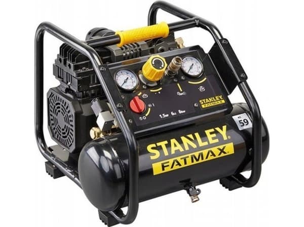 Stanley bilkompressor OLJEFRI FATMAX KOMPRESSOR, STILLE 6L 8 BAR 1,5 HK (1 STK)