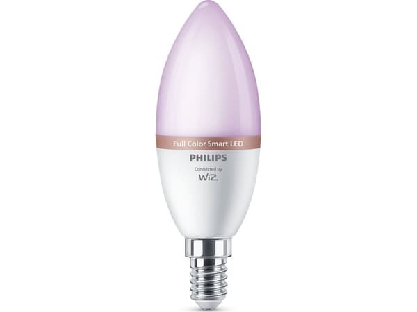 Philips Kynttilälamppu 40 W C37 E14 x3, Älylamppu, Wi-Fi/Bluetooth, Valkoinen, LED, E14, Vaihtuva
