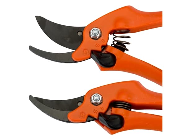 Bahco sekatør med to-posisjons hodelås for kapping av 12 og 20 mm grener. Xylan® bladbelegg. Total lengde 200 mm.