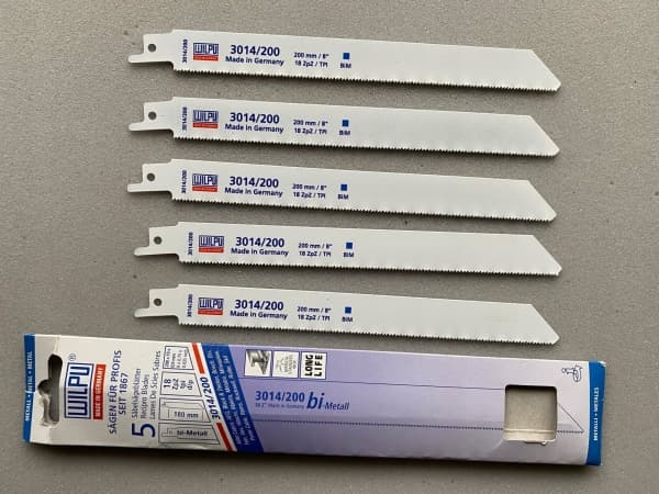 Wilpu bajonetsavklinge 3014/200/5