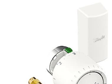 DANFOSS Aveo Servicetermostat med fjernføler, 2m kapillarrør. Indstillingsområde 7-26°C, Frostsikring, Servicepakdåse