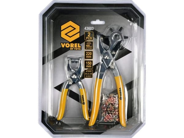 Vorel skinntang 2 stk. (43603)