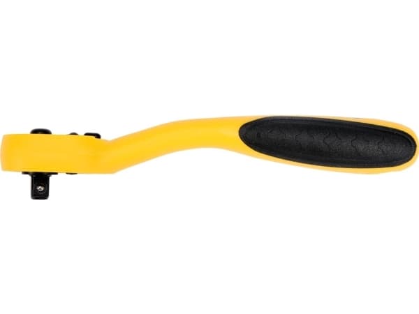 Vorel standard skralle, bøyd 1/4" 155 mm (53575)