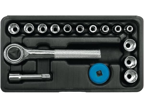 Vorel Socket wrench set 1/4 ", 16 pcs. (58160)