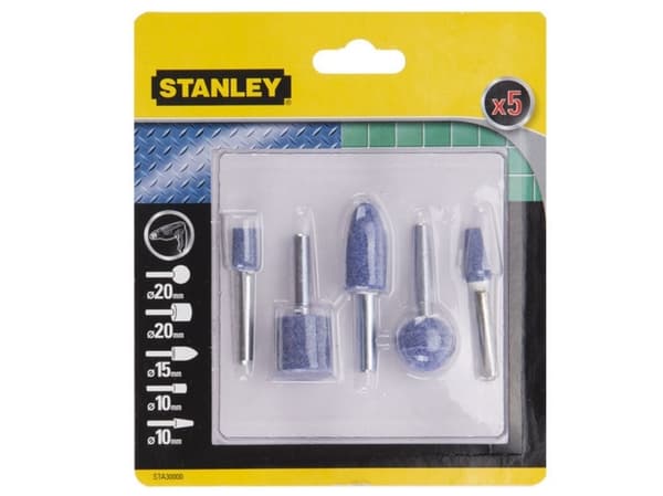 Stanley STA30000-XJ, Sliphjul, Sten, Varje varumärke, Blå, 2 cm, 5 styck