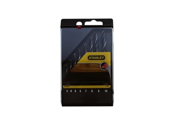Stanley STA56006-QZ, Borr, Trä, 3/4/5/6/7/8/9/10 mm, 8 styck