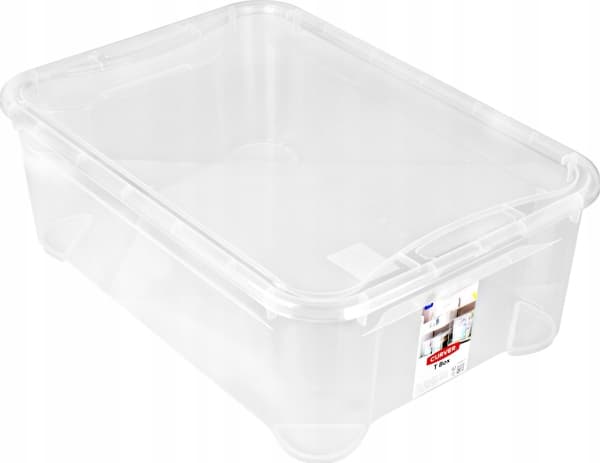 Curver / Keter KURVERBEHOLDER MED LOKK 32L / TRANSPARENT