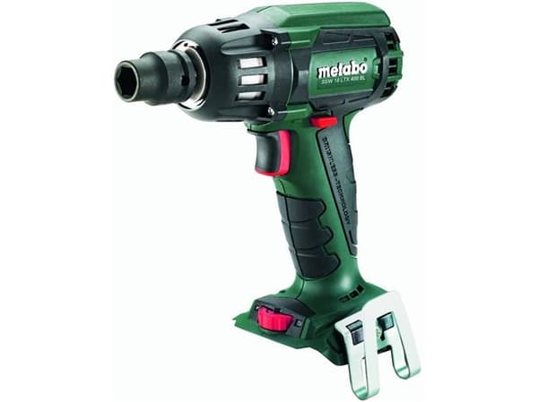 Metabo SSW 18 LTX 400 BL, Iskuväännin, Harjaton, Musta, Vihreä, Punainen, 1/2", 2150 RPM, 400 Nm