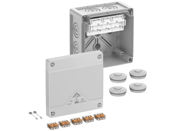 Spelsberg Abox Pro SL-4² Forgreningskasse (L x B x H) 127 x 127 x 75 mm Grå IP66, IP67, IP69 1 stk