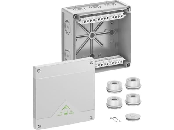 Spelsberg Abox 160-16² Jakorasia (P x L x K) 182 x 182 x 90 mm Harmaa IP55, IP66 1 kpl
