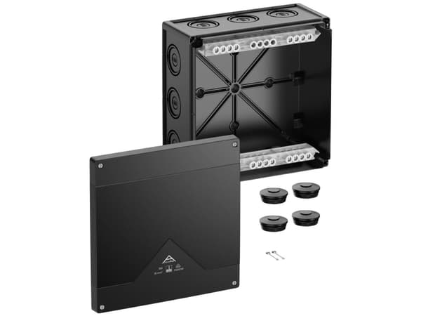 Spelsberg Abox Pro 350-35²/sw Forgreningskasse (L x B x H) 252 x 252 x 120 mm Sort IP66, IP67, IP69 1 stk