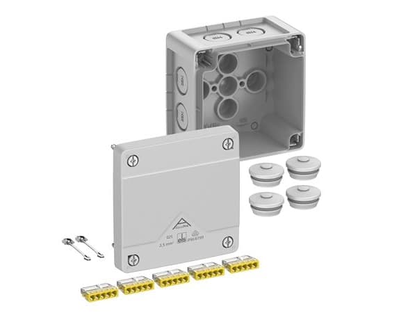 SPELSBERG Haaroitusrasia, Suojausluokka IP66/IP67/IP69, Max. 2,5², Iskunkestävyys IK09, Suojausluokka II