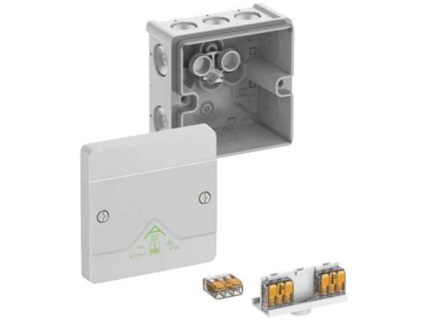 Spelsberg Abox SLK-2,5² Forgreningskasse (L x B x H) 87 x 87 x 52 mm Grå IP66 1 stk
