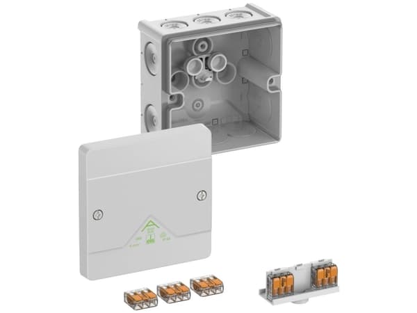 Forgreningsdåse Abox SLK-4mm2 102X102X57mm grå IP66