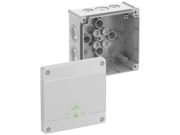 Spelsberg Abox 060-L Forgreningskasse (L x B x H) 127 x 127 x 70 mm Grå IP66 1 stk
