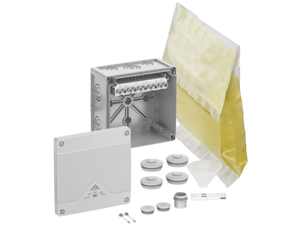 Spelsberg Abox Pro XT-10² Jakorasia (P x L x K) 152 x 152 x 85 mm Harmaa IP66, IP68 1 kpl