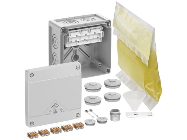 Spelsberg Abox Pro XT SL-6² Forgreningskasse (L x B x H) 152 x 152 x 85 mm Grå IP66, IP68 1 stk