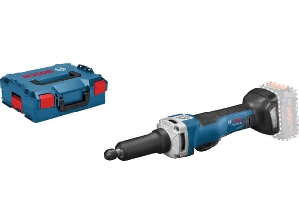 Bosch GGS 18V-23 PLC Professional, Suora hiomakone, Musta, Sininen, Punainen, Hopea, Harjaton, 23000 RPM, 8 mm, 83 dB - SOLO