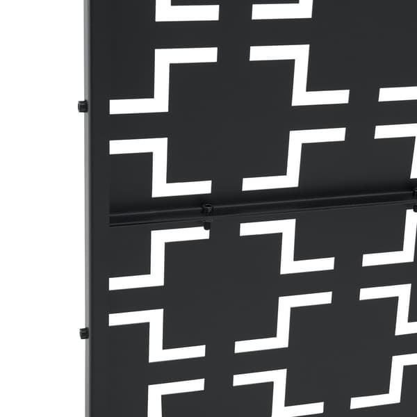 Skärmvägg Basciano 180x90x40 cm stål [casa.pro]