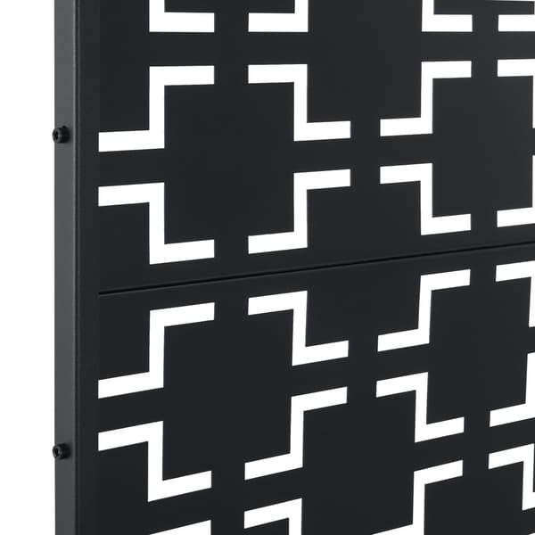 Skärmvägg Basciano 180x90x40 cm stål [casa.pro]