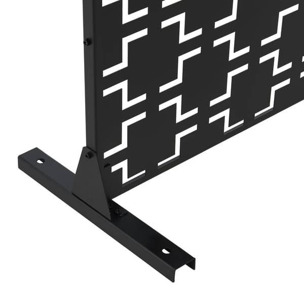Skärmvägg Basciano 180x120x40 cm stål [casa.pro]