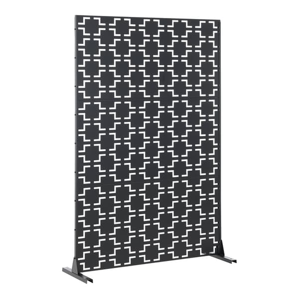 Skärmvägg Basciano 180x120x40 cm stål [casa.pro]