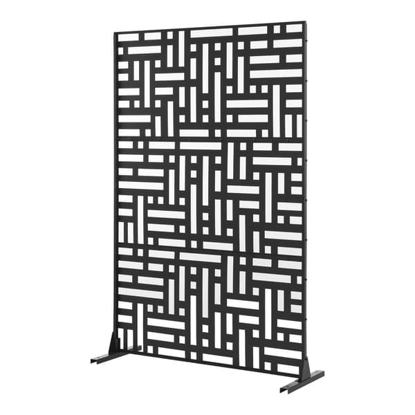 Skärmvägg Bernalda 180x120x40 cm stål [casa.pro]