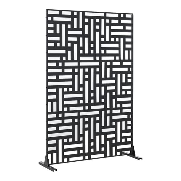 Skärmvägg Bernalda 180x120x40 cm stål [casa.pro]