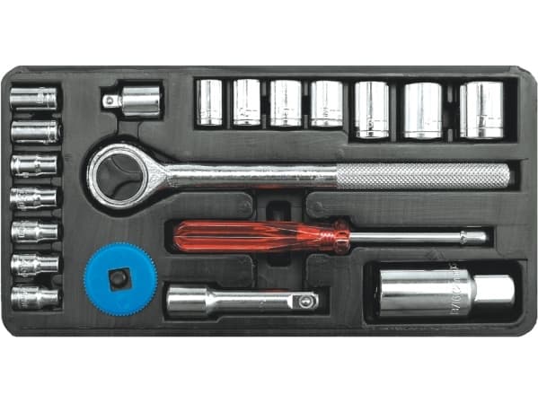 Vorel Socket wrench set 1/4 "3/8" 20 pcs. (58210)