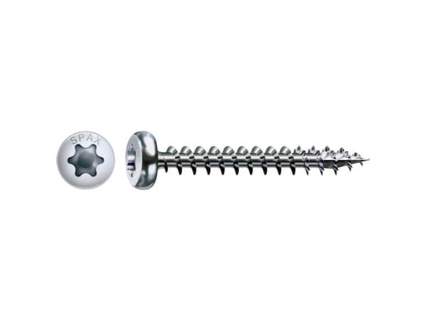SPAX 0201010400205 Träskruv 4 mm 20 mm #####T-STAR plus Stål #####WIROX 1000 st