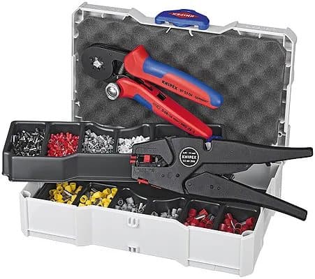 Knipex 97 90 10 krympesortiment for trådendehylser 0,08 - 10,0 mm² (AWG 28-7) (97 90 10)