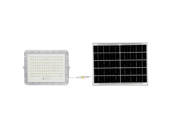 V-TAC VT-180W-W 7846 LED-flugtlys, Solcellemodul 20 W Neutralhvid Hvid