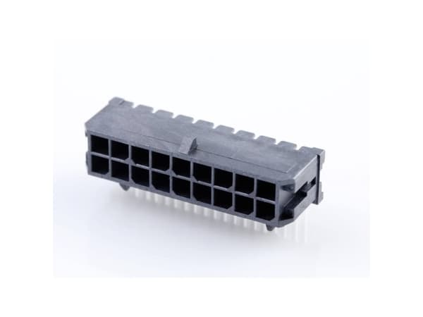Molex Indbygningsstiftliste (standard) Samlet antal poler 18 Rastermål: 3.00 mm 430451802 1 stk Tray
