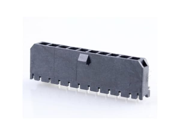 Molex Indbygningsstiftliste (standard) Samlet antal poler 10 Rastermål: 3.00 mm 436501010 1600 stk Tape on Full reel