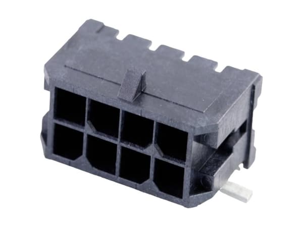 Molex Indbygningsstiftliste (standard) Samlet antal poler 8 Rastermål: 3.00 mm 430450811 1 stk Tape on Full reel