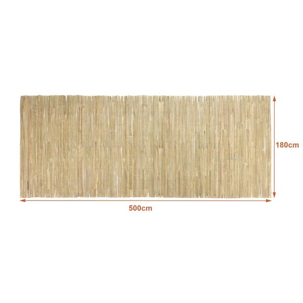 Bambustaket Baarle 180x500 cm bambu [casa.pro]
