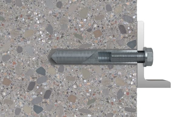 Fischer 50553, Gängad ankare, Betong, Förzinkat stål, M10, 1,8 cm, 90 mm
