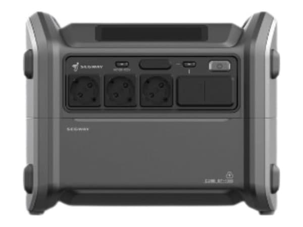 Segway Cube Series 1000 - Bärbar kraftstation - AC 230 V - 2200 Watt - litium järn fosfat - 1024 Wh - utgångskontakter: 12