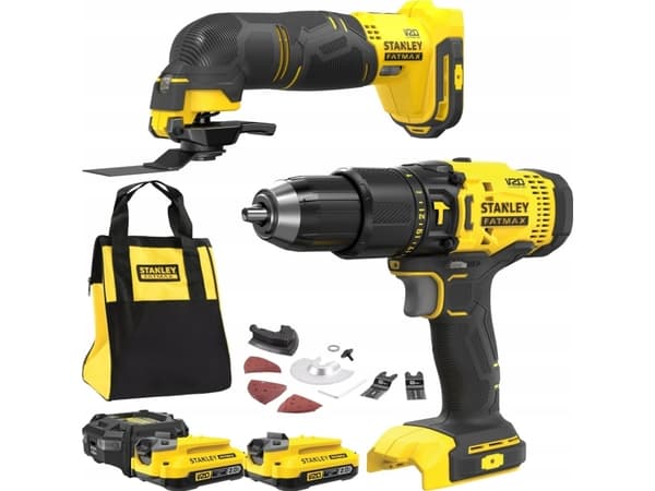STANLEY Kit V20 SFMCK213D2S (SFMCD711 + SFMCE500) 2x2,0Ah BAG