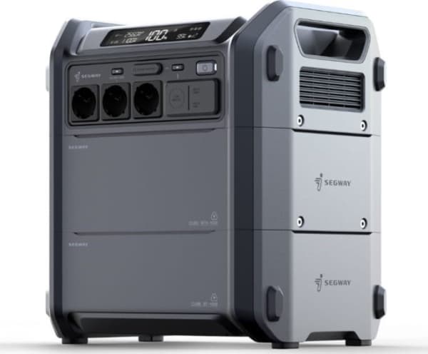 Segway Cube Series - Bærbar strømstasjon - AC 230 V - 2584 watt - litium-jernfosfat - 2000 Wh - Bluetooth - utgangskontakter: 12