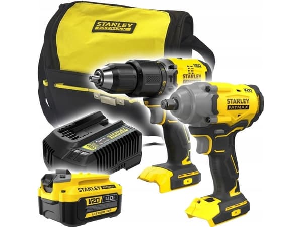 STANLEY Kit V20 SFMCK217M1S (SFMCD715 + SFMCF920) 1x4,0Ah BAG
