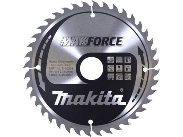 Makita B-32334, Tre, 18 cm, 3 cm, 8480 RPM, 2,4 mm, Makita