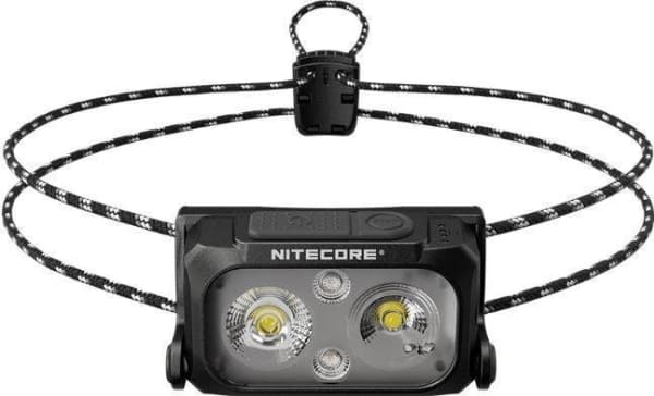 Nitecore NU25 UL, ficklampa med pannband, svart, aluminium, knappar, 1 m, IP66 Svart