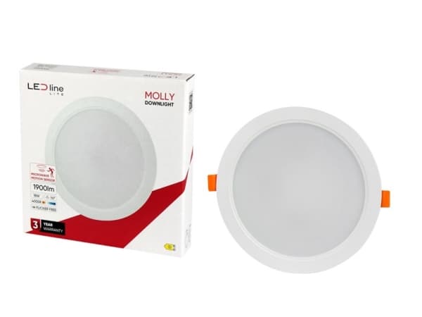 Led_Line Recessed Led Light Molly With Sensor 18W