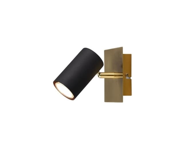Trio Spotlight Marley Gu10 Black/Gold